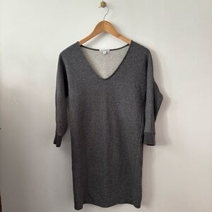 Standard James Perse | Gray French Terry Sweatshirt Dress